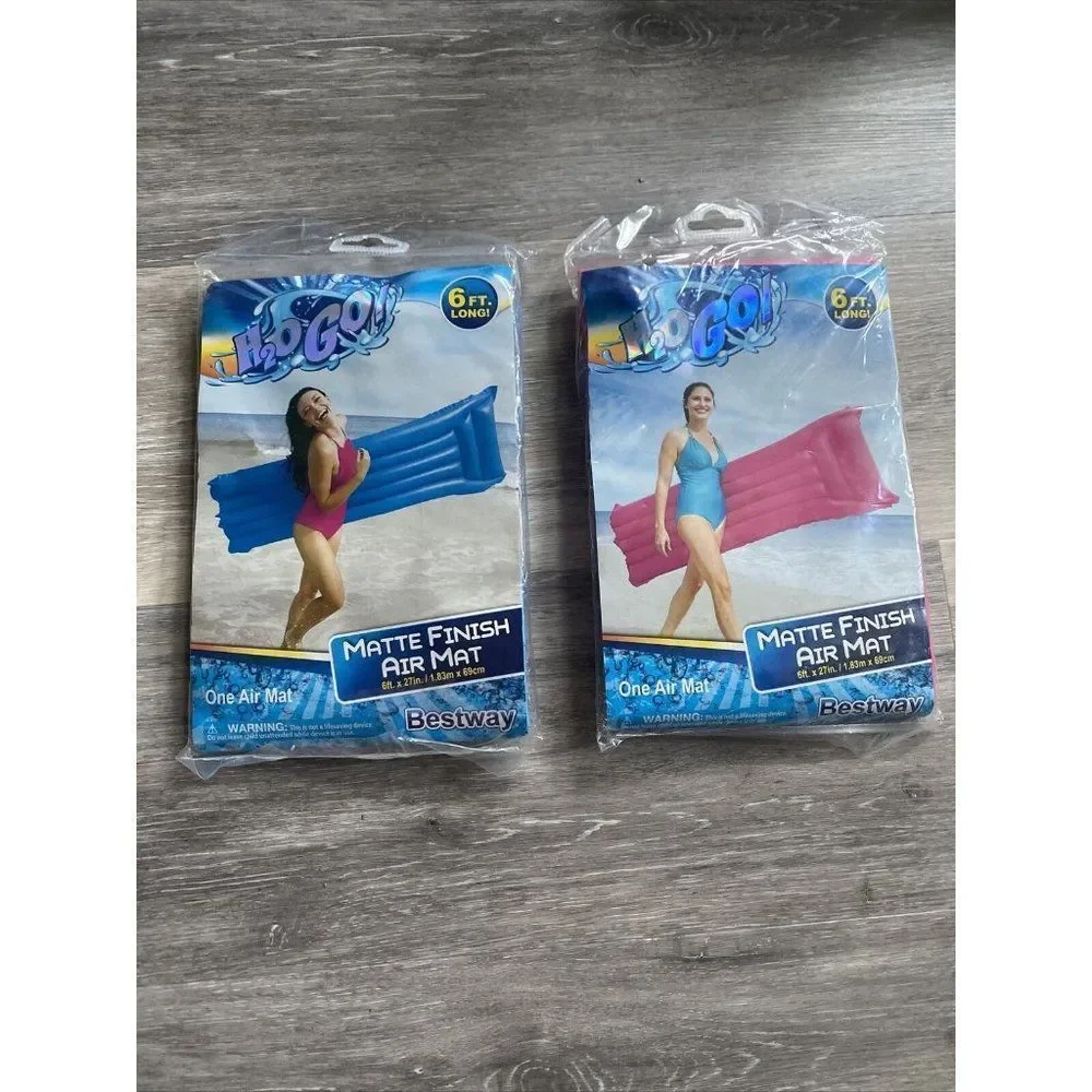 *H2O GO Inflatable Air Mattress Blue Lounge Large